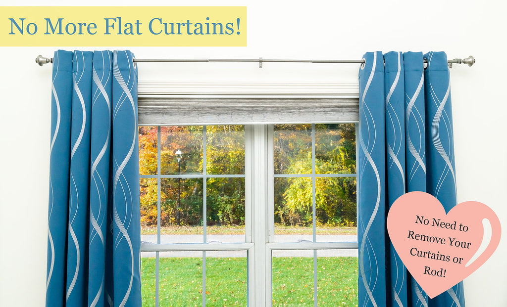 Easy Clip-On! Curtain Spacers